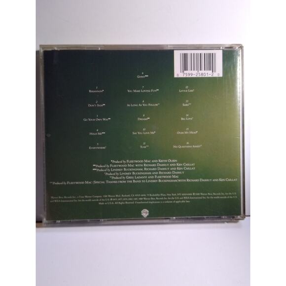 Fleetwood Mac - Greatest Hits CD 1988 Rock Warner Bros. USA - Picture 3 of 3